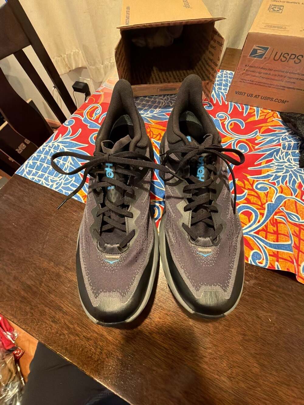 HOKA Speedgoat 3 GORE-TEX Black Blue Men's Running Shoes Size 13